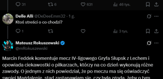 Marcin Feddek komentując mecz prawdopodobnie POPSUŁ NIESPODZIANKĘ piłkarza Gryfa Słupsk xD